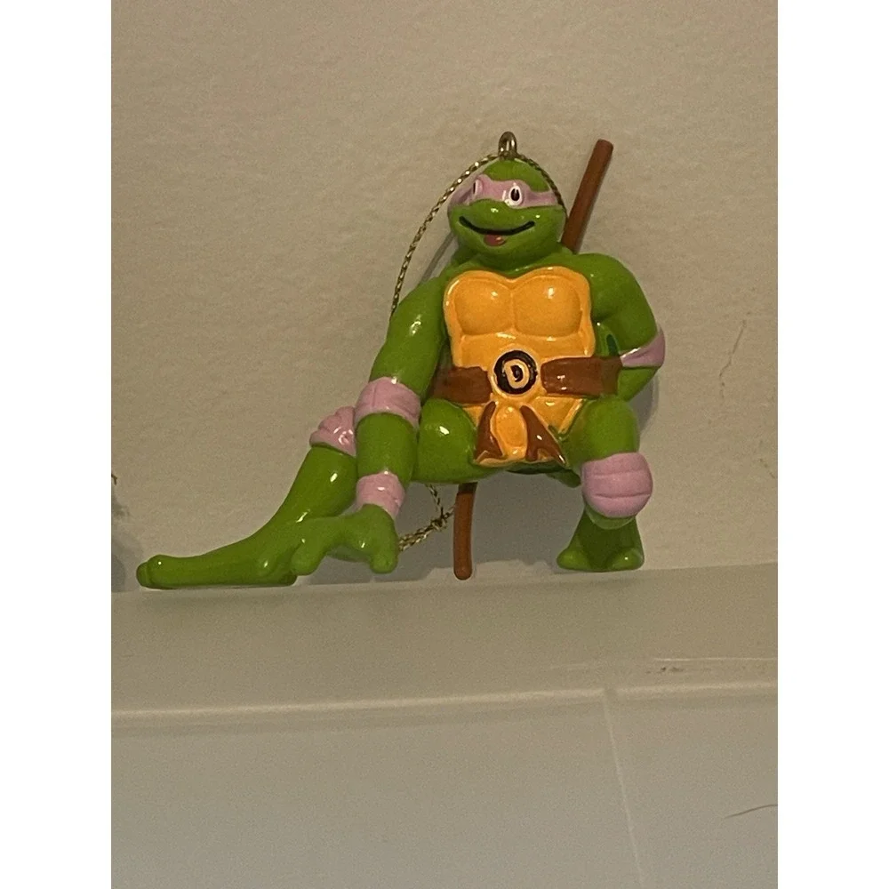Lot Of 4 Teenage Mutant Ninja Turtle Christmas Ornaments